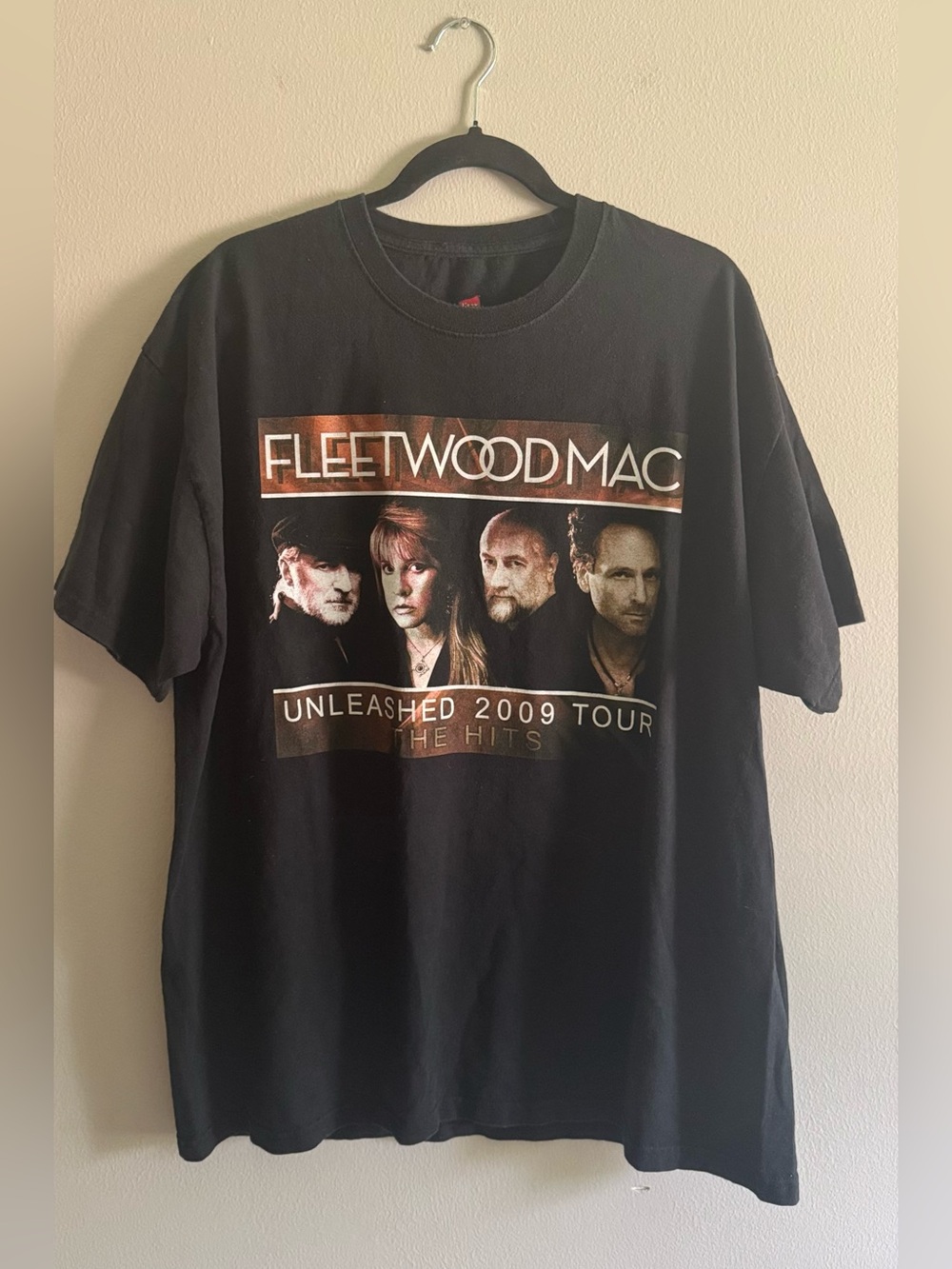 Fleetwood Mac Unleashed 2009 Tour Black Graphic Tee size XL